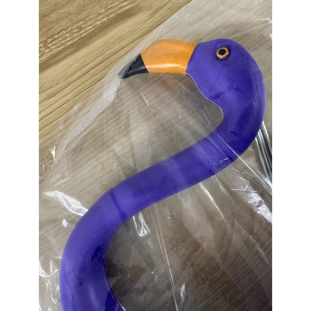 Northlight Purple Flamingo Garden Stakes Set of 4 NEW Sealed Yard Decor (RARE)